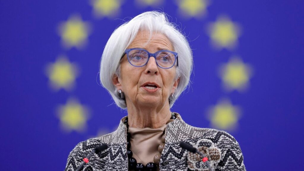 La presidenta del Banco Central Europeo (BCE), Christine Lagarde