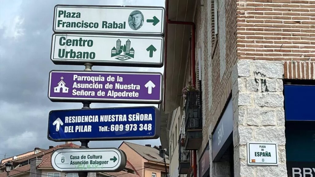 Les voisins et les artistes crient à Alpedrete pour que les noms de Francisco Rabal et Asunción Balaguer restent dans les rues