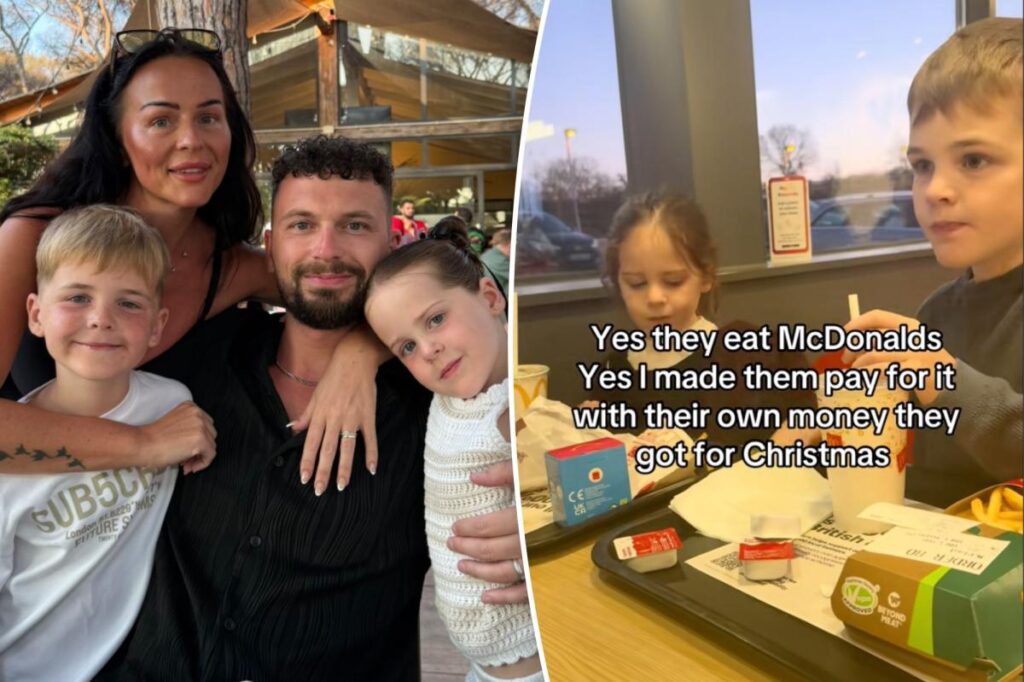 Maman fait payer à ses enfants leur propre nourriture chez McDonald's