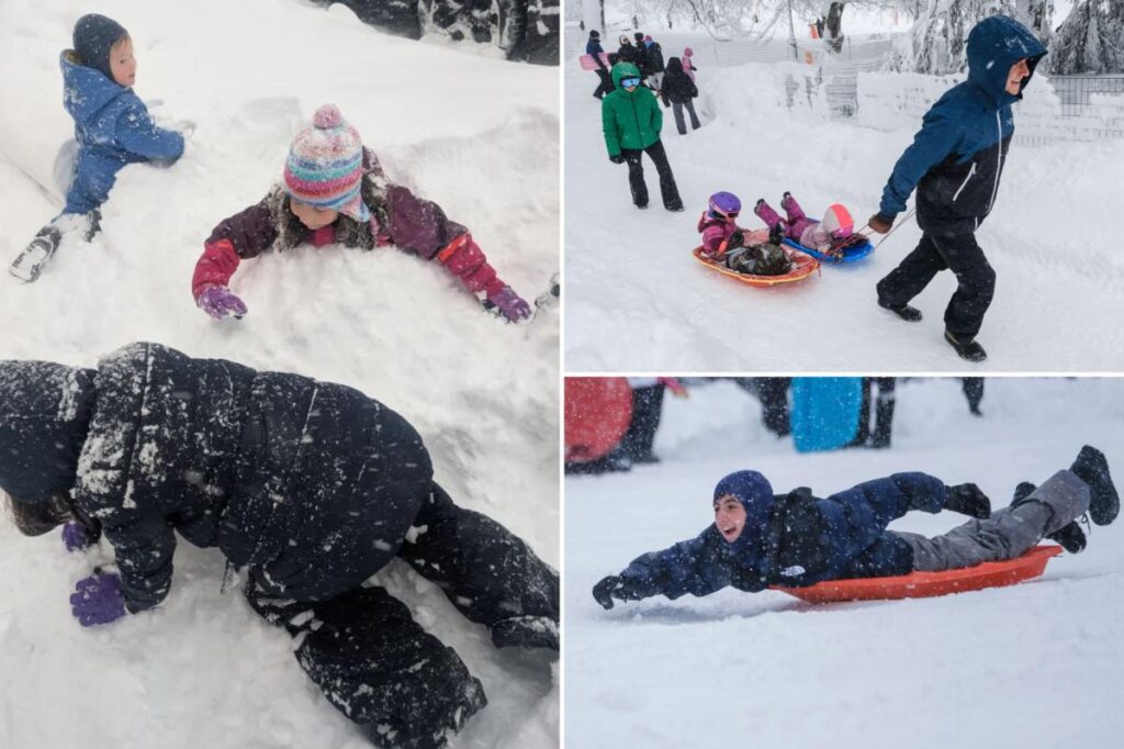 Je redoutais un jour de neige avec mes enfants, mais j'ai découvert la joie dans le chaos
