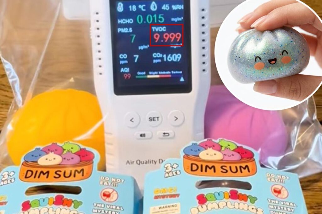 Le jouet populaire Squishy Dumplings émet des quantités toxiques de produits chimiques