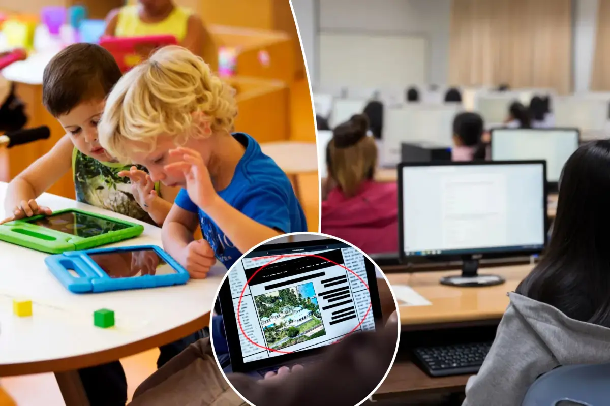 Les parents sont choqués par le temps passé devant les écrans des enfants sur les appareils scolaires.