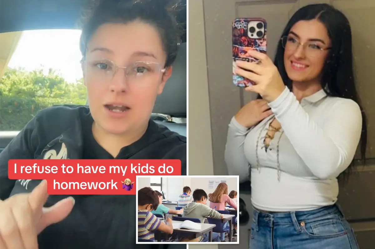 Maman déclenche un débat viral sur les devoirs de la rentrée : « Mes enfants ne le font pas »