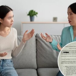 La fille de la génération Z reçoit un contrat strict de vie à la maison de sa mère