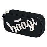 Baagl Trousse scolaire pour filles et garçons – Support de papeterie pour fournitures scolaires, Holo métallique
