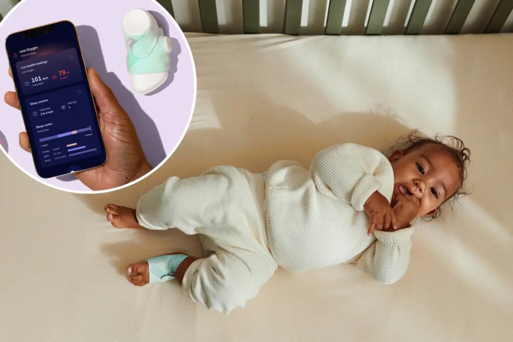 Examen du moniteur intelligent pour bébé Owlet Dream Sock par un parent d'un bébé de l'USIN