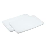 Bebeconfort Draps 100 % coton, lot de 2, blanc